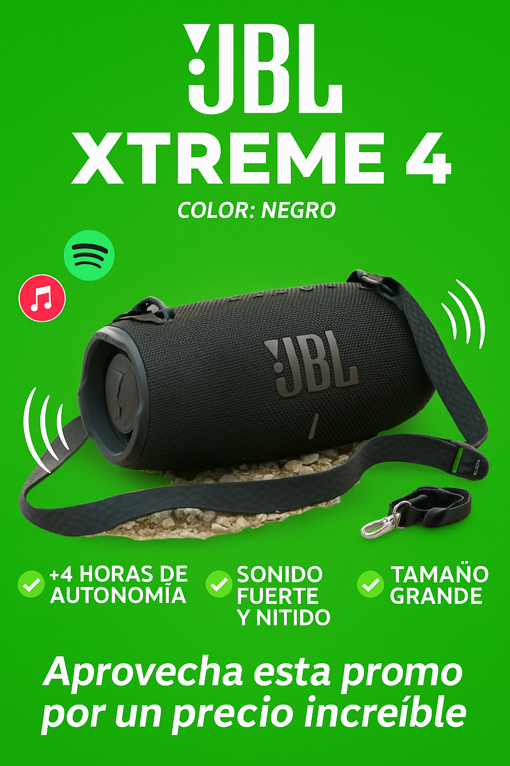 Parlante JBL Xtreme 4 1.1 Grande